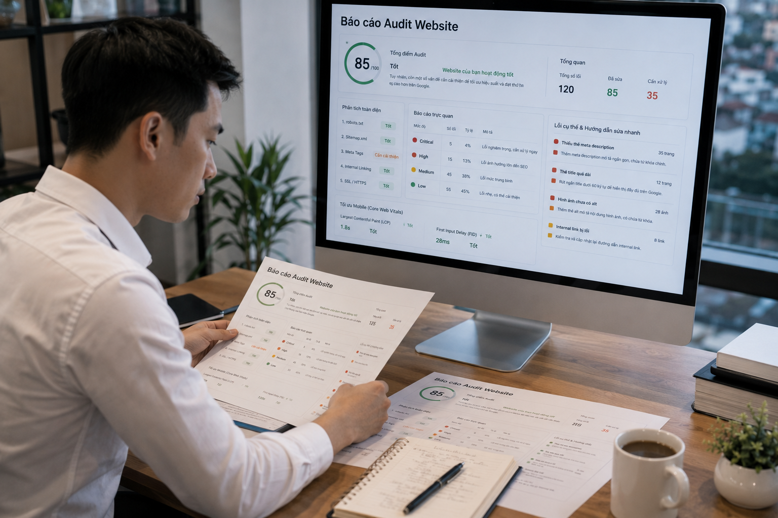Báo cáo Tool Audit Website