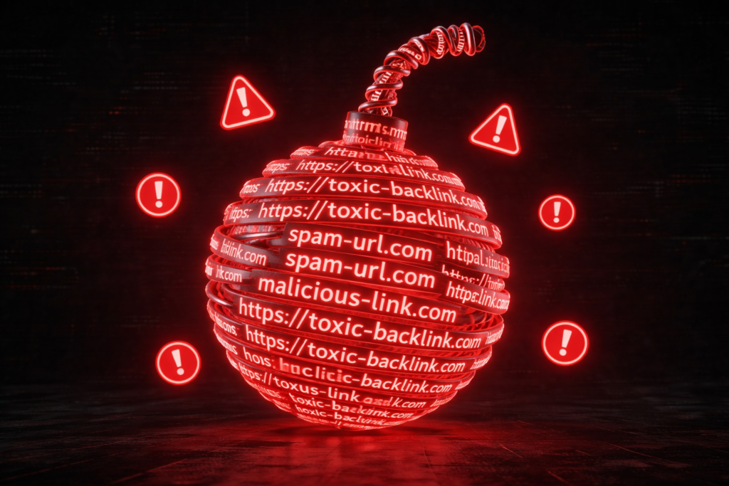 toxic backlink nguy hiểm như bom nổ chậm trong seo