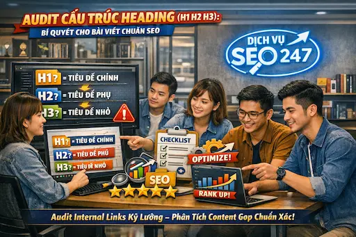 Audit cấu trúc heading chuẩn SEO giúp tối ưu nội dung