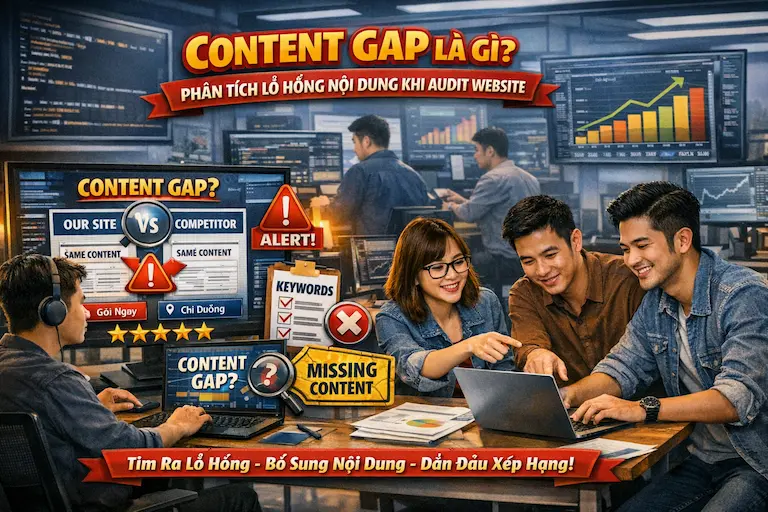 Phân tích content gap để tìm cơ hội tăng trưởng SEO