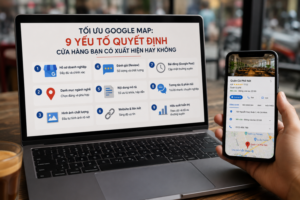 9 yếu tố quyết định google map