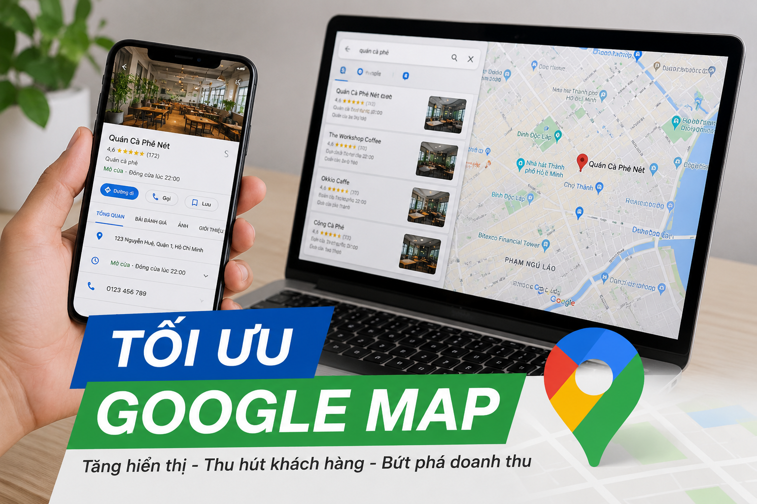 Tối ưu Google Map: 9 yếu tố quyết định cửa hàng có xuất hiện