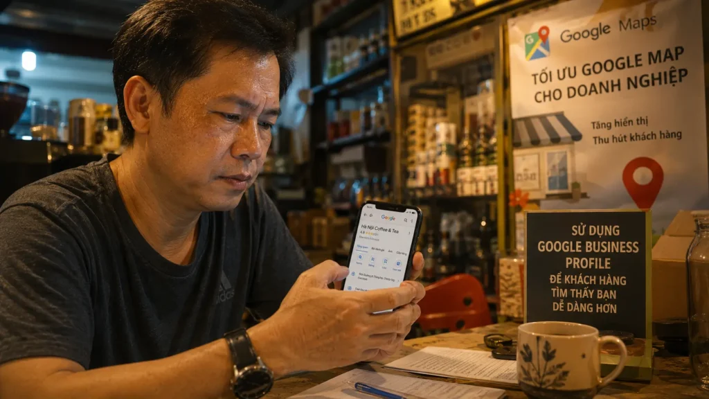 Chủ cửa hàng tự làm SEO Google Map cho người không biết gì