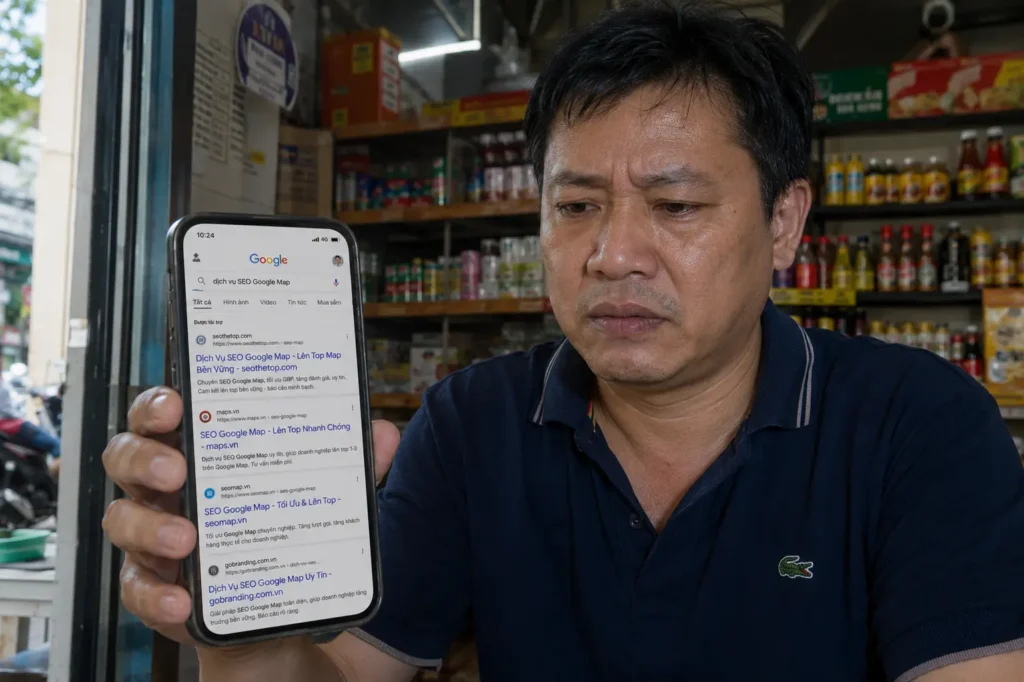 Chủ doanh nghiệp tìm dịch vụ SEO Google Map uy tín không lừa đảo