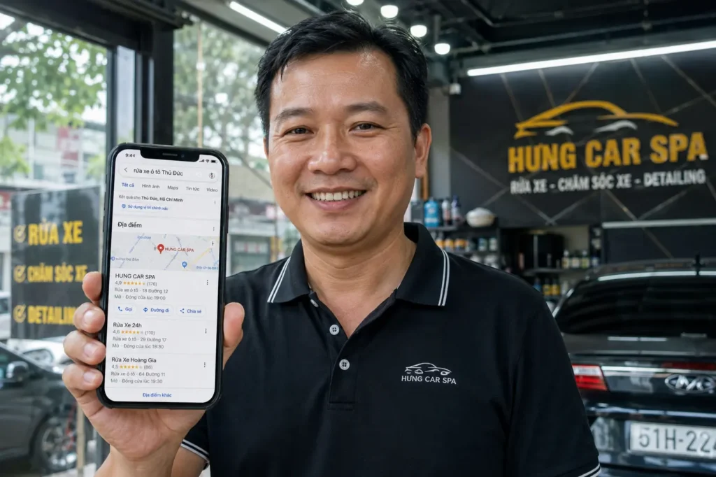 Chủ doanh nghiệp tự hào muốn giữ vững Top 1 Google Map