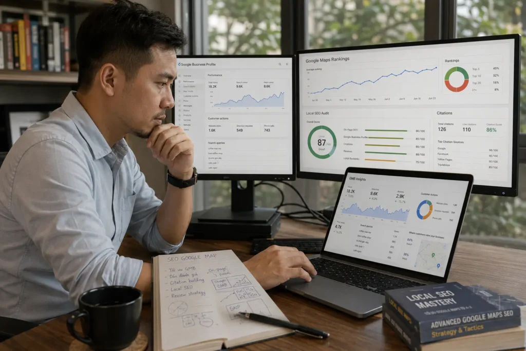 Chuyên gia marketing học cách SEO Map nâng cao cho chuyên gia marketing