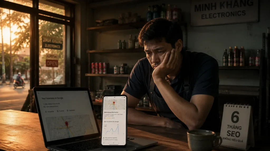 Đã Làm SEO Map 6 Tháng Mà Không Thấy Khách Hỏi