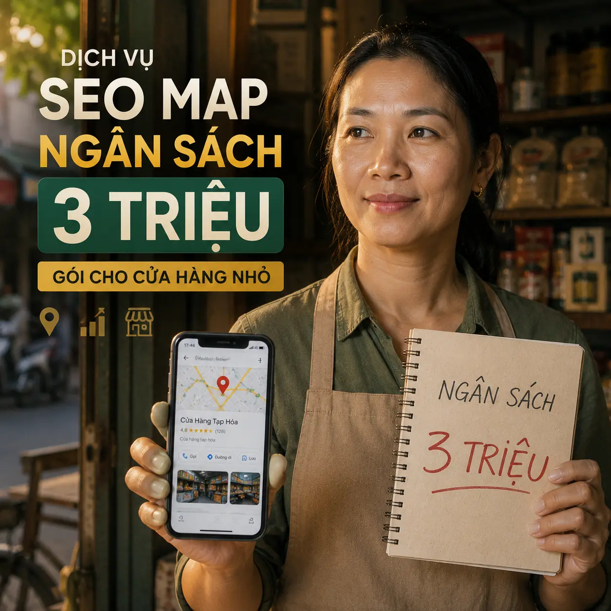Dịch Vụ SEO Map Ngân Sách 3 Triệu Đồng Một Tháng: Gói Khởi Động Cho Cửa Hàng Nhỏ