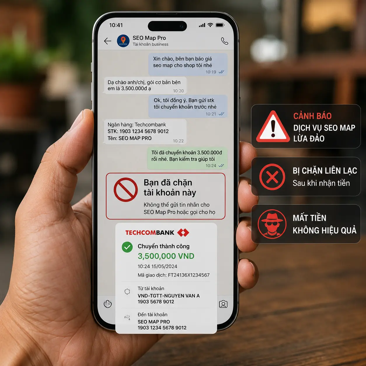 Dịch Vụ SEO Map Trước Đây Bỏ Chạy Mất Tiền Rồi: 5 Dấu Hiệu Nhận Biết Kẻ Lừa Đảo