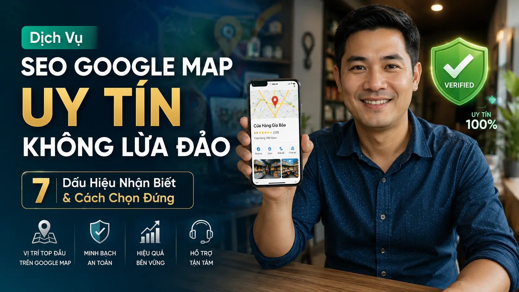 Dịch Vụ SEO Google Map Uy Tín Không Lừa Đảo: 7 Dấu Hiệu Nhận Biết Và Cách Chọn Đúng