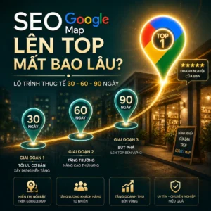 logo thời gian seo google map lên top mất bao lâu